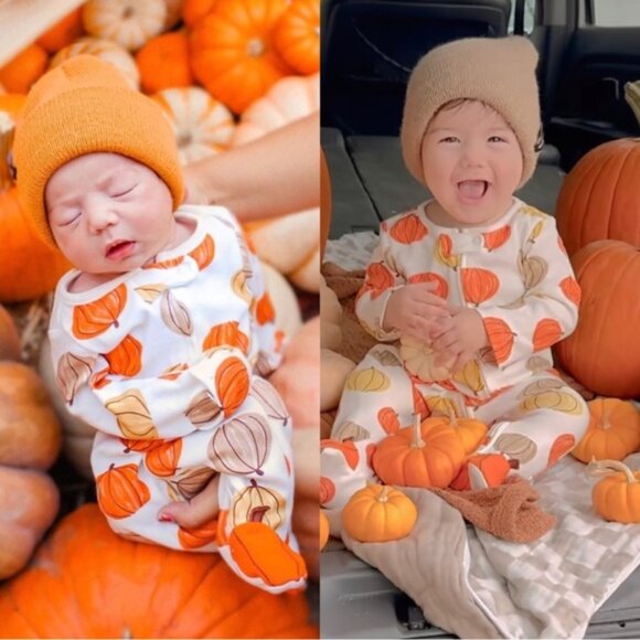 Carter's Just One You | Baby Pumpkin Sleep N' Play | Size 6 Months - Picture 1 of 7
